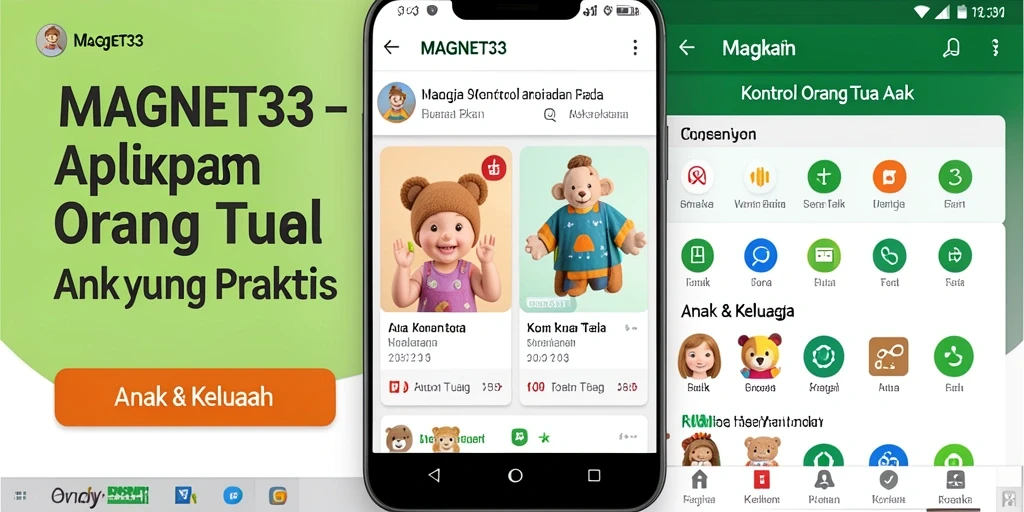 Tampilan antarmuka pengguna MAGNET33 yang sederhana dan fungsional.